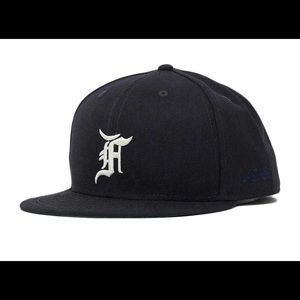 Navy blue fear of gods hat
